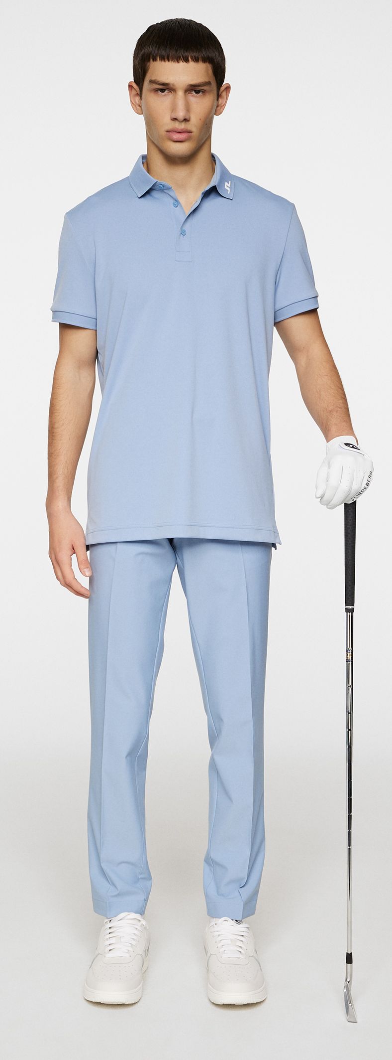 J.Lindeberg KV Polo, Rain Washed, pánské golfové tričko