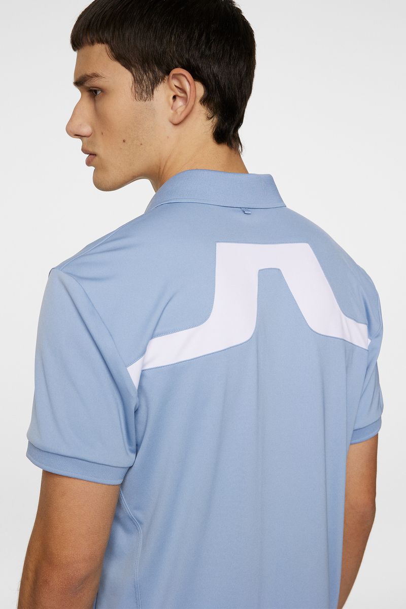 J.Lindeberg KV Polo, Rain Washed, pánské golfové tričko