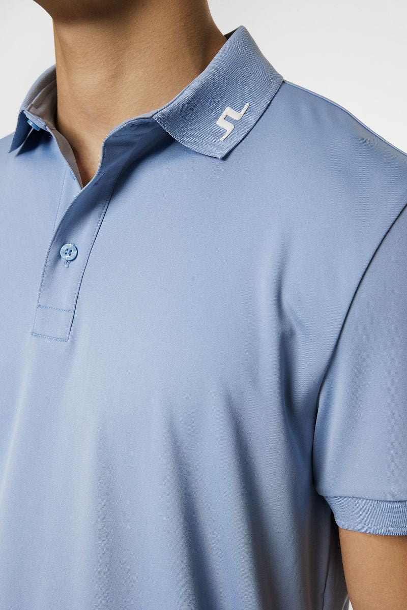 J.Lindeberg KV Polo, Rain Washed, pánské golfové tričko