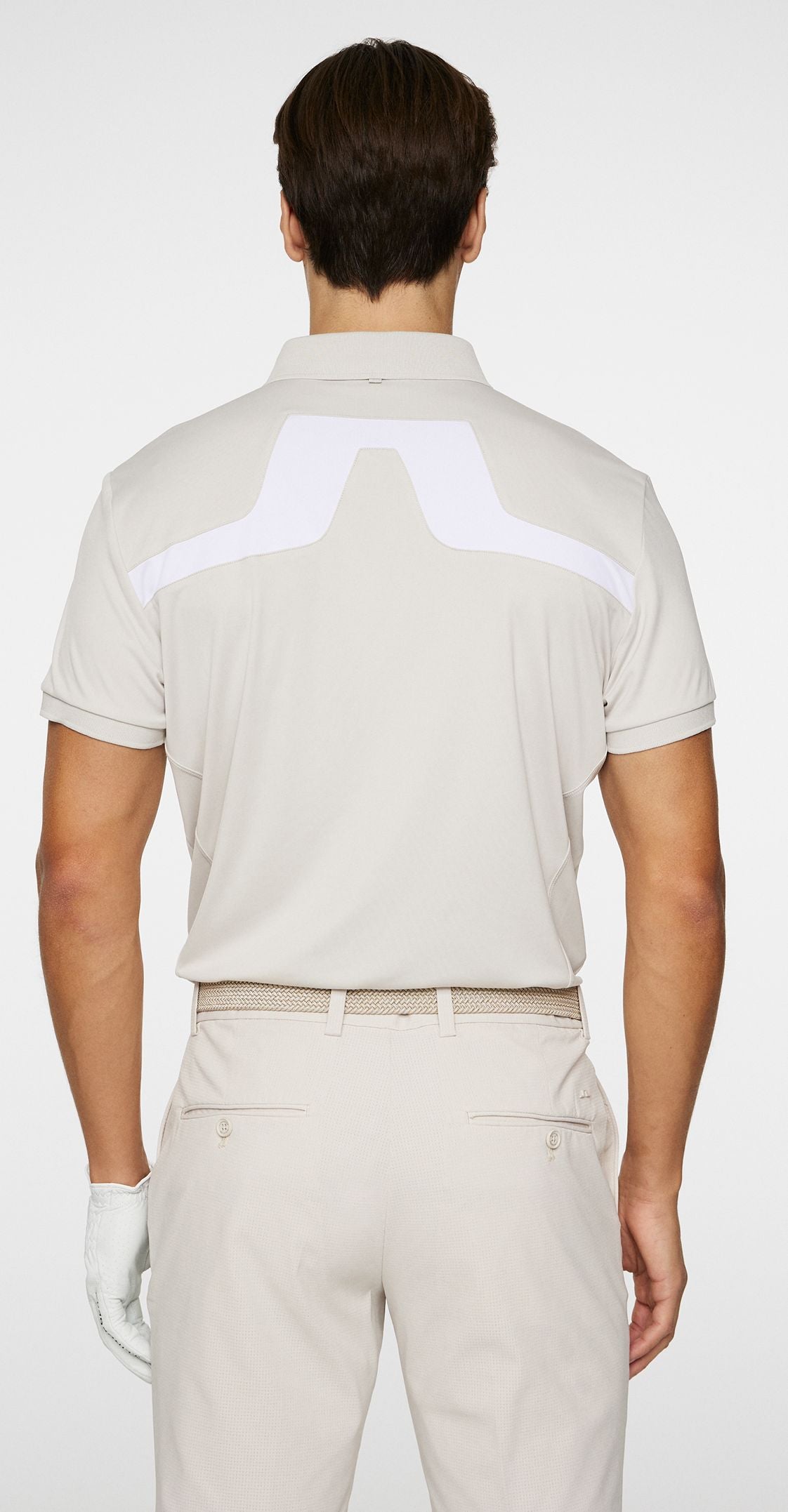 J.Lindeberg KV Polo, Moonbeam, pánské golfové tričko