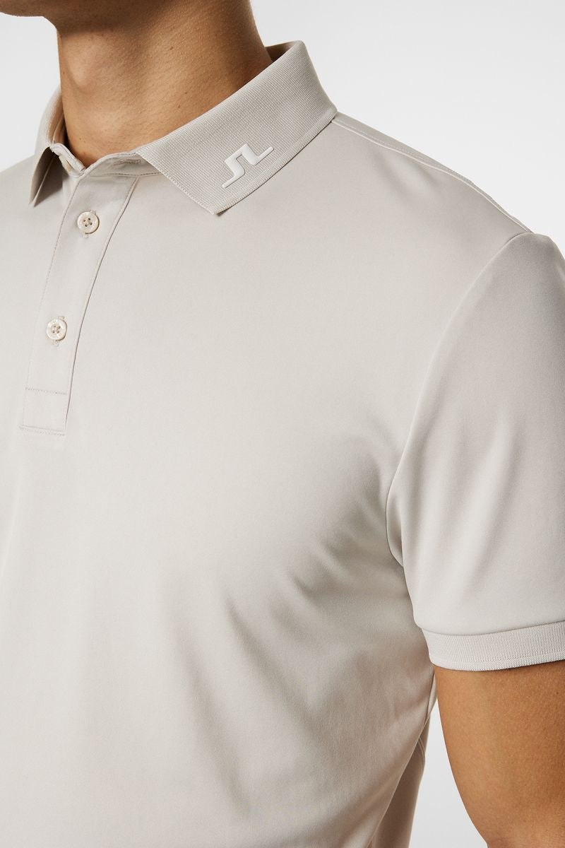 J.Lindeberg KV Polo, Moonbeam, pánské golfové tričko