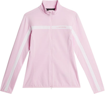 J.Lindeberg Seasonal Janice Mid Layer, Nosegay, dámská golfová mikina
