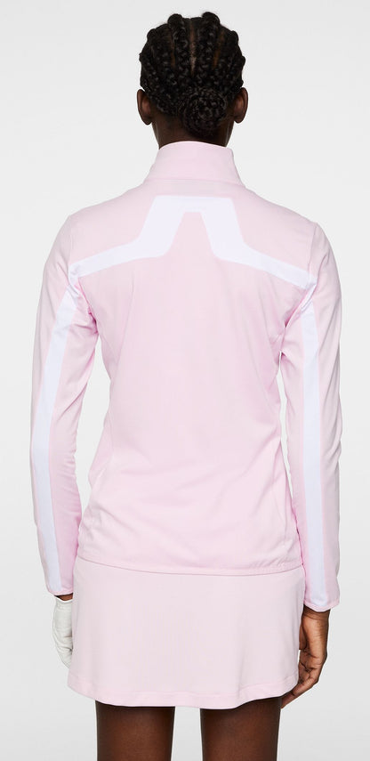 J.Lindeberg Seasonal Janice Mid Layer, Nosegay, dámská golfová mikina