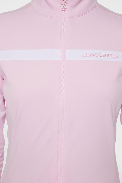 J.Lindeberg Seasonal Janice Mid Layer, Nosegay, dámská golfová mikina