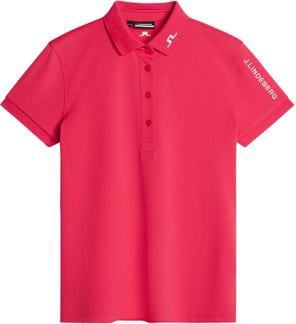 J.Lindeberg Tour Tech Polo, Azalea, dámské golfové tričko