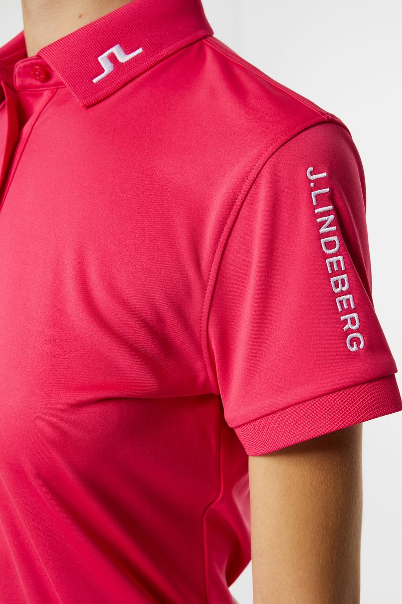 J.Lindeberg Tour Tech Polo, Azalea, dámské golfové tričko