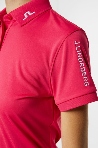 J.Lindeberg Tour Tech Polo, Azalea, dámské golfové tričko