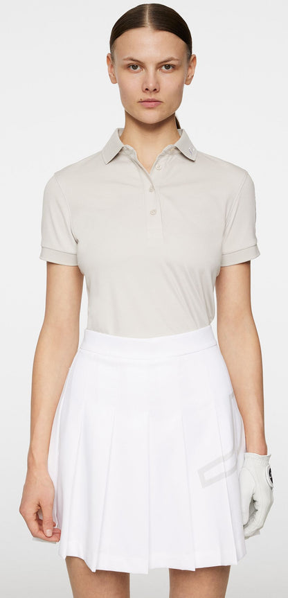 J.Lindeberg Tour Tech Polo, Moonbeam, dámské golfové tričko