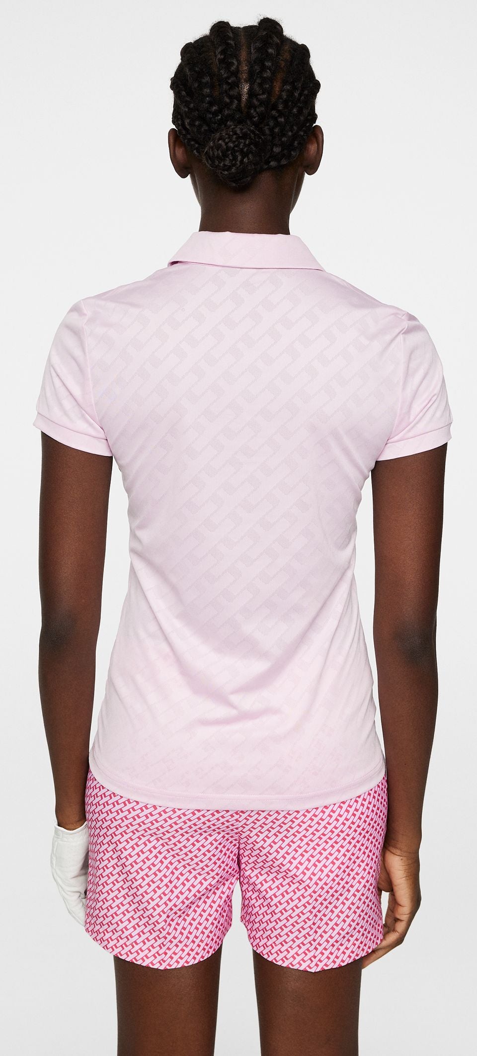 J.Lindeberg Alaya Jacquard Polo, Nosegay, dámské golfové tričko