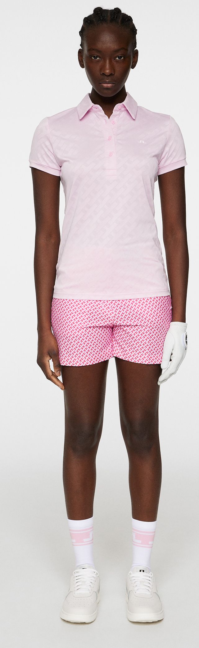 J.Lindeberg Alaya Jacquard Polo, Nosegay, dámské golfové tričko