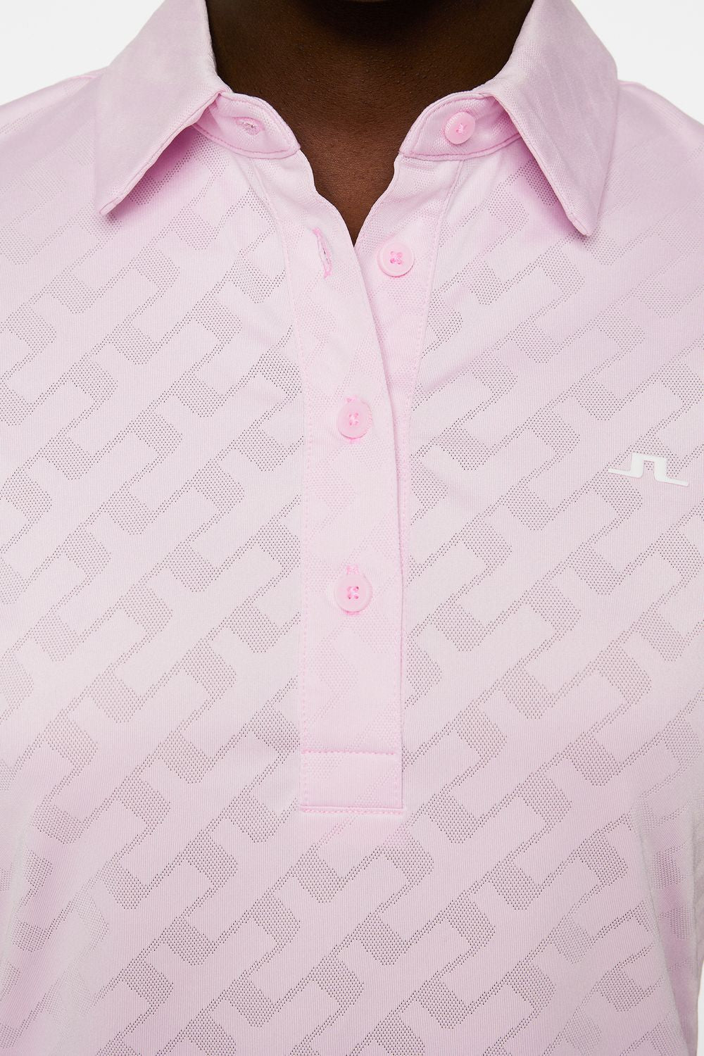 J.Lindeberg Alaya Jacquard Polo, Nosegay, dámské golfové tričko