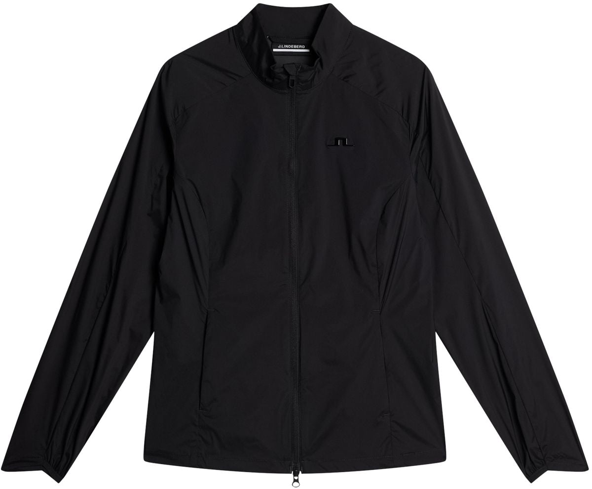 J.Lindeberg Thorine Wind Jacket, Black, dámská golfová bunda