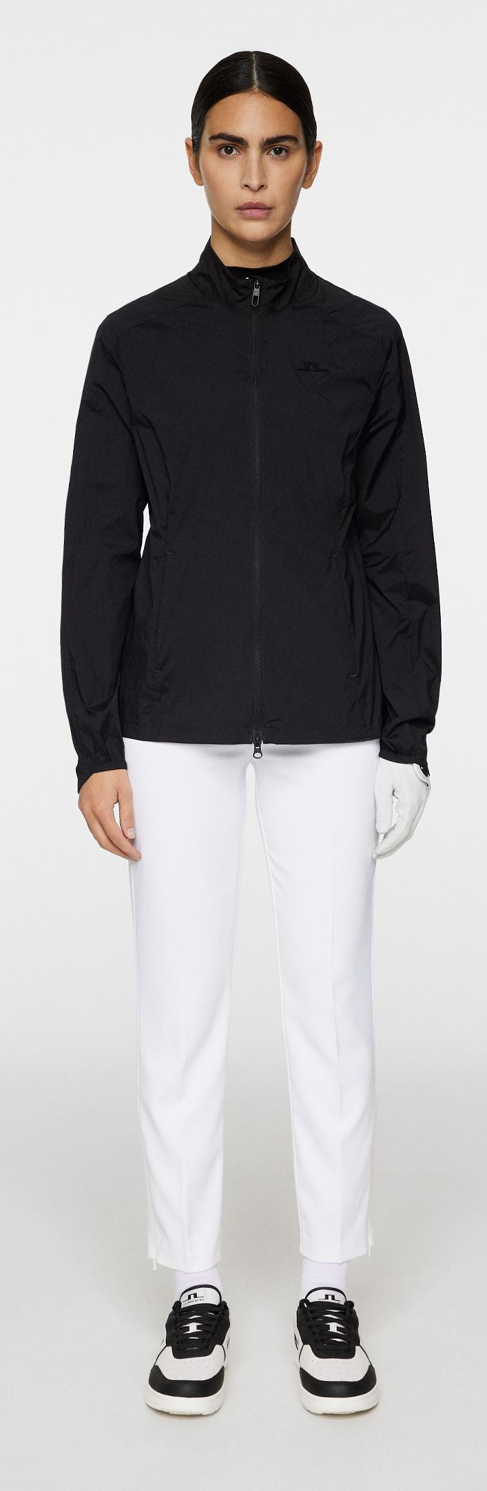 J.Lindeberg Thorine Wind Jacket, Black, dámská golfová bunda