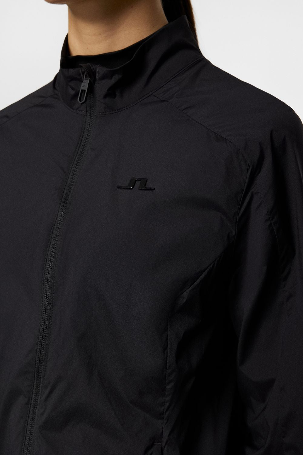 J.Lindeberg Thorine Wind Jacket, Black, dámská golfová bunda