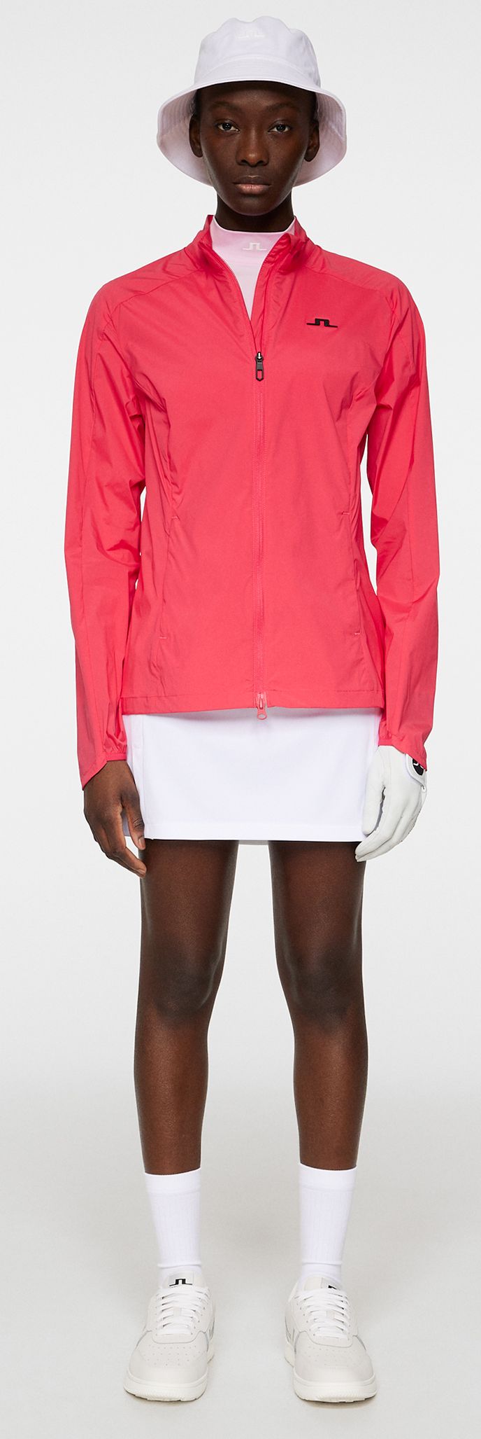 J.Lindeberg Thorine Wind Jacket, Azalea, dámská golfová bunda