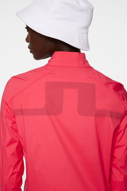 J.Lindeberg Thorine Wind Jacket, Azalea, dámská golfová bunda