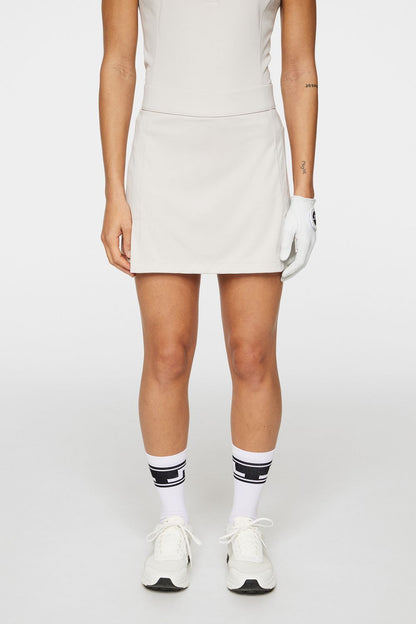 J.Lindeberg Amelie Mid Skirt, Moonbeam, dámská golfová sukně