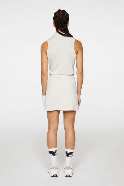 J.Lindeberg Amelie Mid Skirt, Moonbeam, dámská golfová sukně