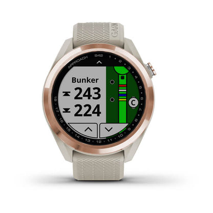 Garmin Approach S42, Rose Gold, golfové hodinky Garmin
