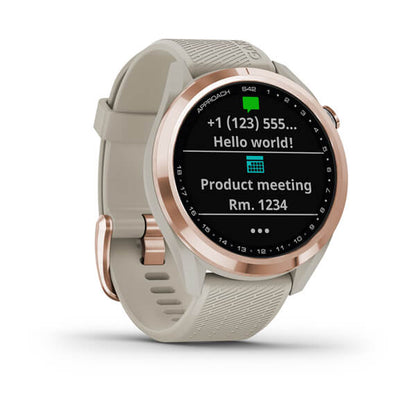 Garmin Approach S42, Rose Gold, golfové hodinky Garmin