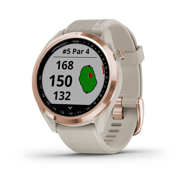 Garmin Approach S42, Rose Gold, golfové hodinky Garmin