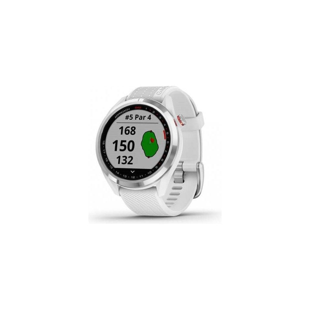 Garmin Approach S42, Silver, White, golfové hodinky