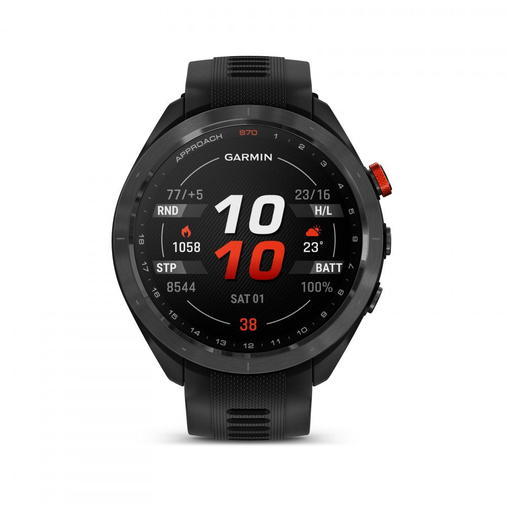 Garmin Approach S70, Black, 47mm, golfové hodinky