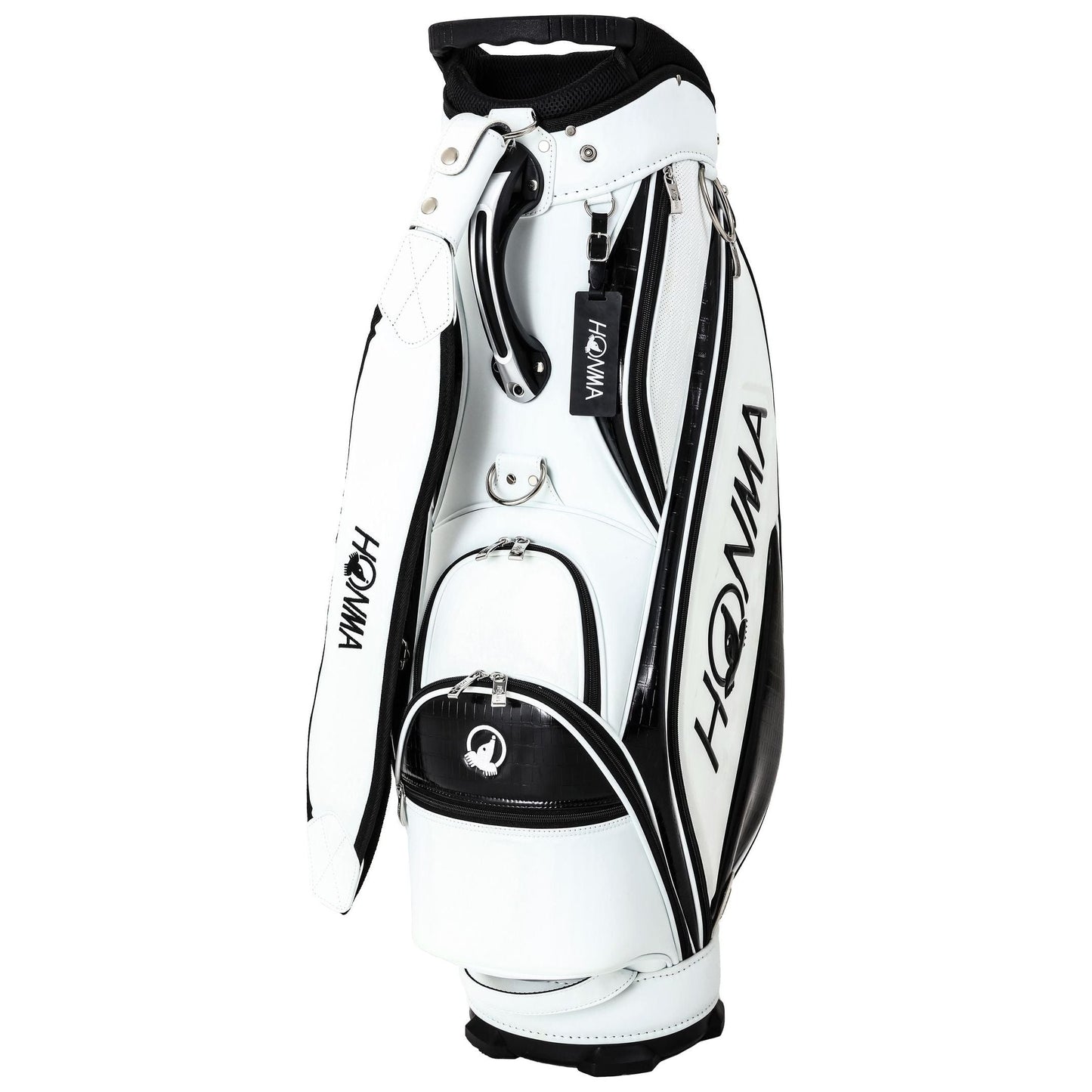 Honma Alligator Caddie bag, White, Black, CB12406