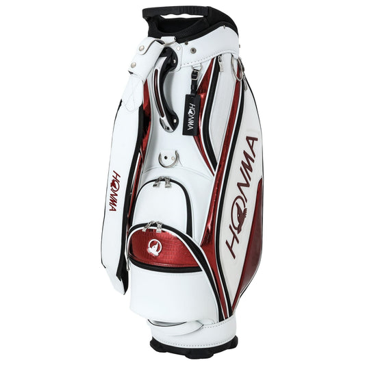 Honma Alligator Caddie bag, White, Red, CB12406