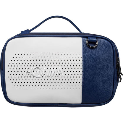 Honma Pouch bag, Blue, White, HB12501