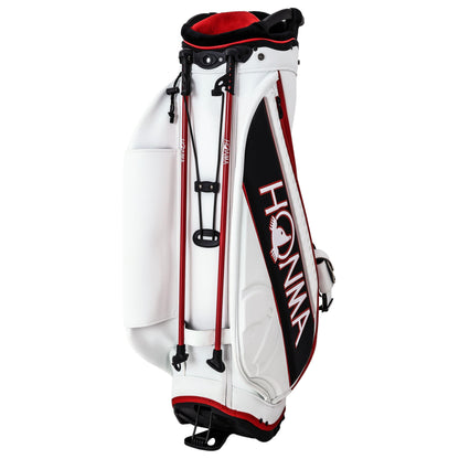 Honma Pro Stand bag, White, Black, CB12402