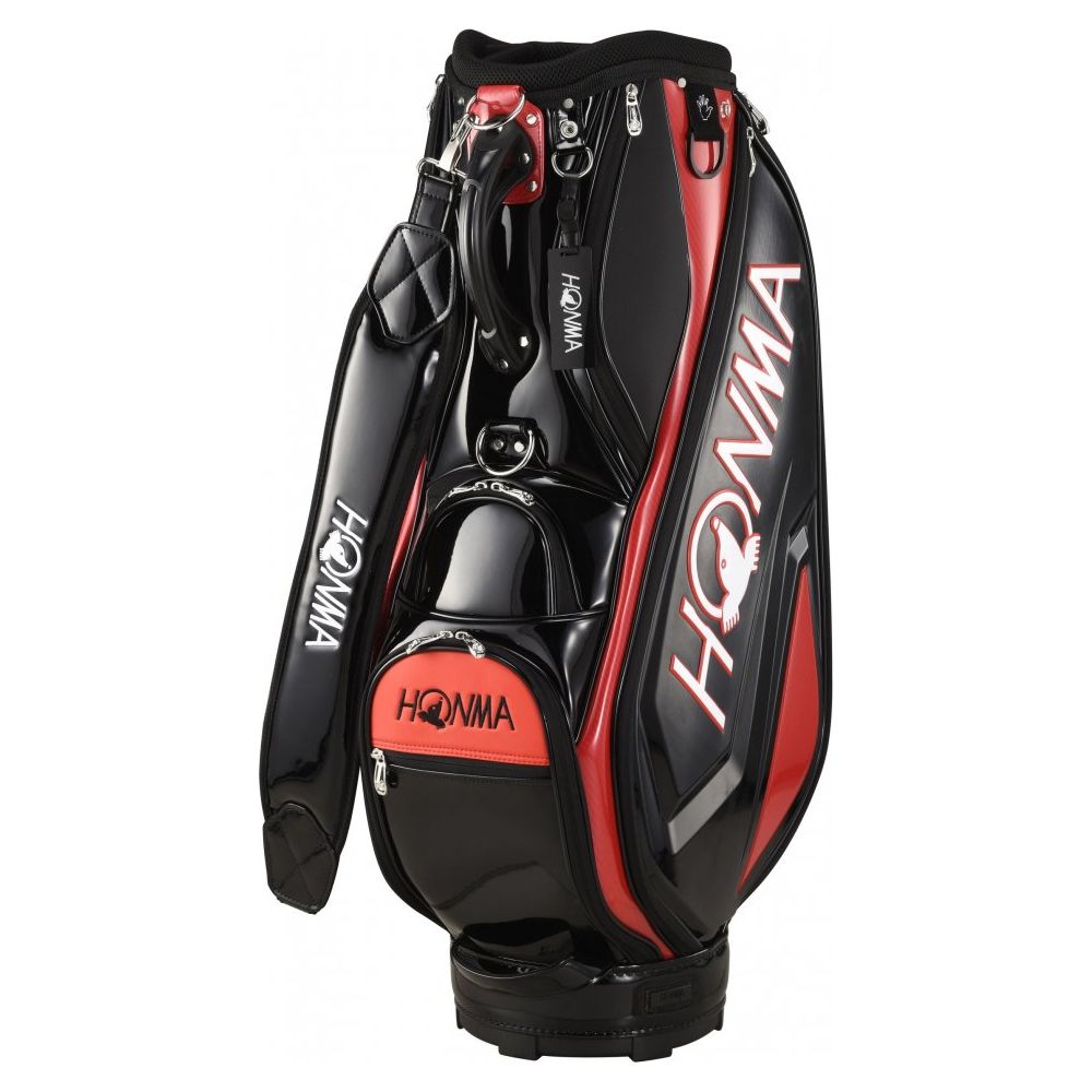 Honma Sports Cart bag, Black, Red Honma