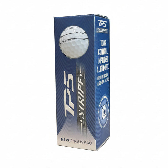 TaylorMade TP5 STRIPE 2026, white golf balls