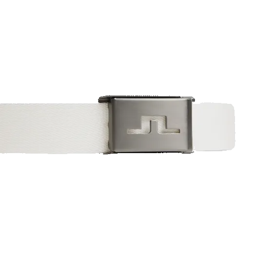J. Lindeberg Roy Belt, pánský bílý opasek