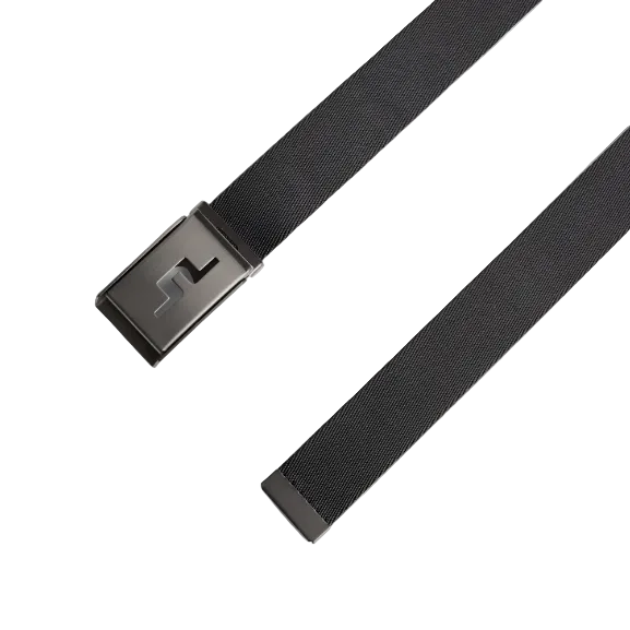 J. Lindeberg Roy Belt, pánský černý opasek