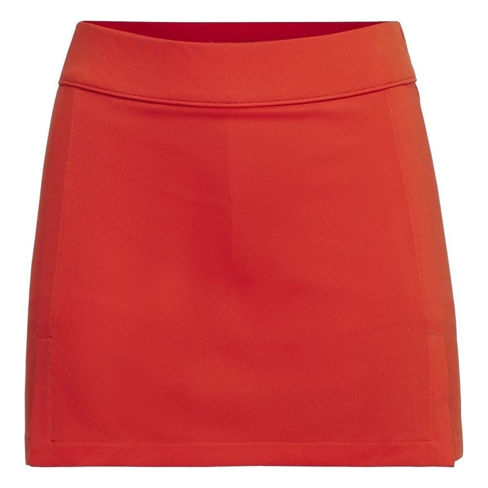 J.Lindeberg Amelie Golf Skirt, Tangerine Tango