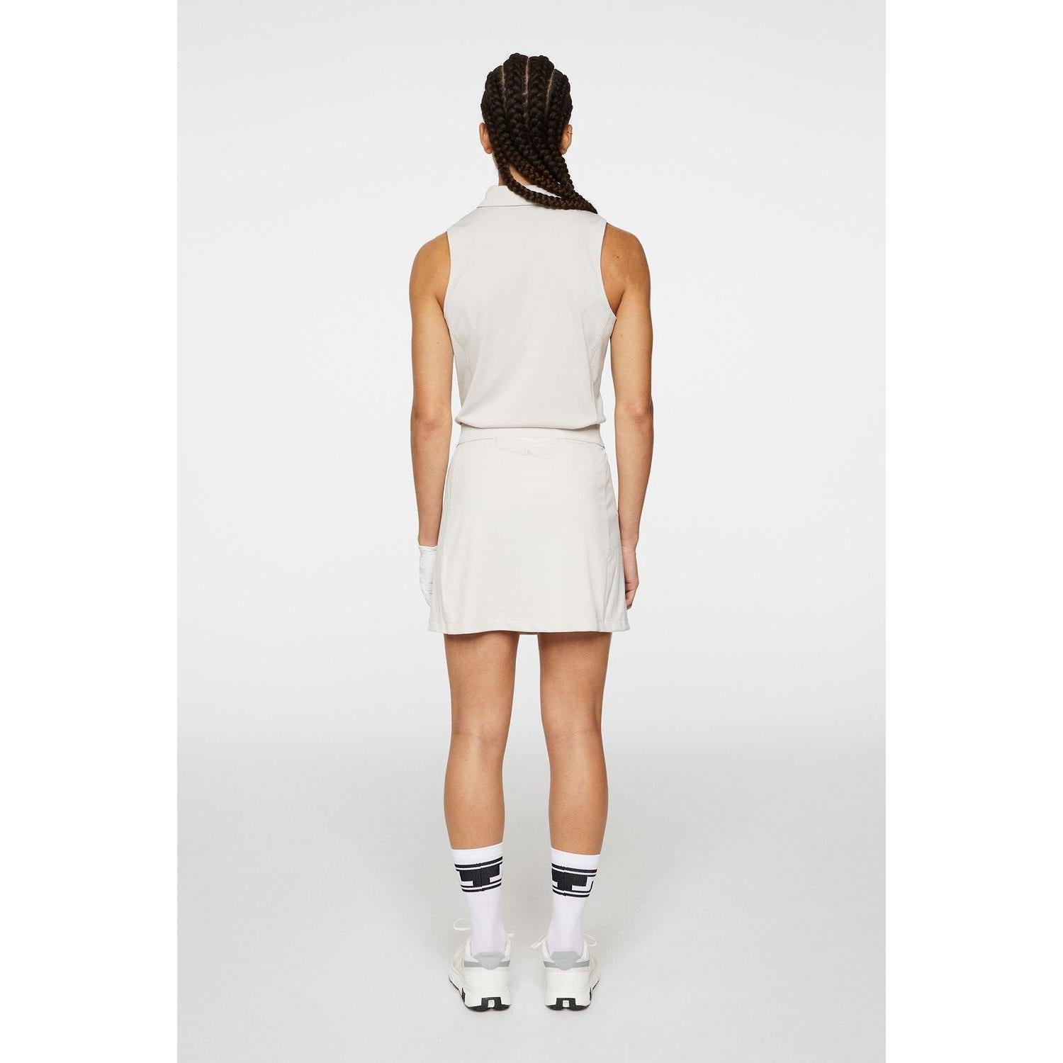 J.Lindeberg Amelie Mid Skirt, Moonbeam, dámská golfová sukně