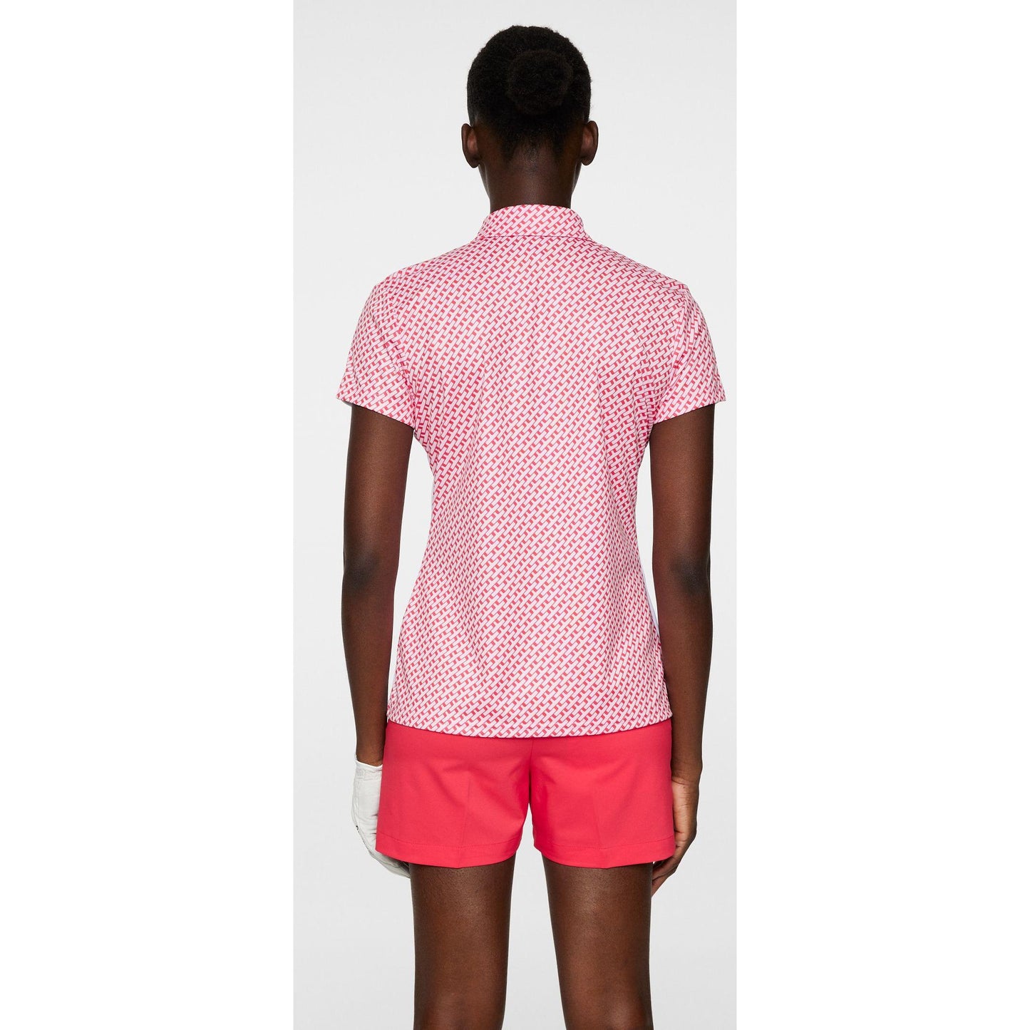 J.Lindeberg Cara Polo, White, dámské golfové tričko