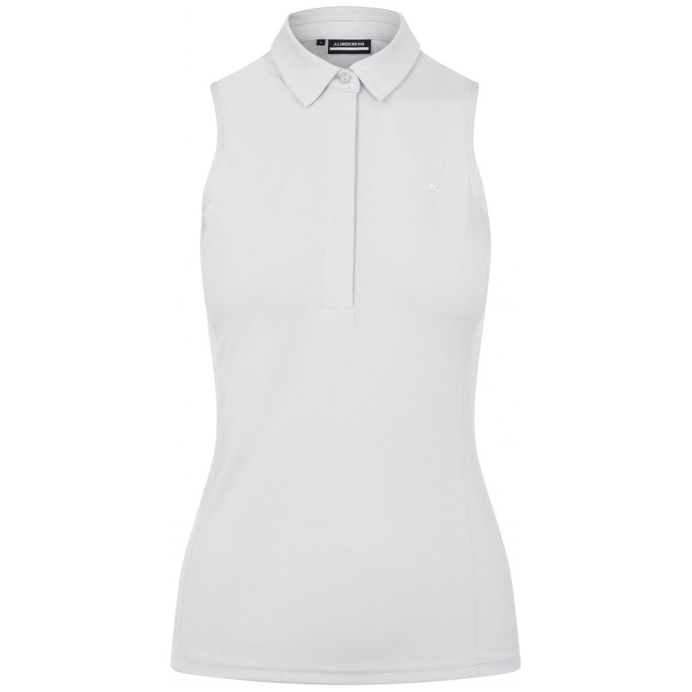 J.Lindeberg Dena Sleeveless Golf Top, Light Grey