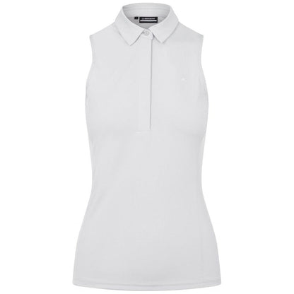 J.Lindeberg Dena Sleeveless Golf Top, Light Grey