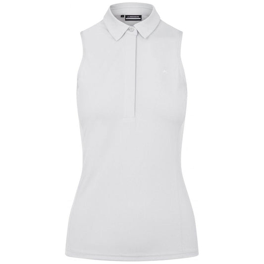 J.Lindeberg Dena Sleeveless Golf Top, Light Grey