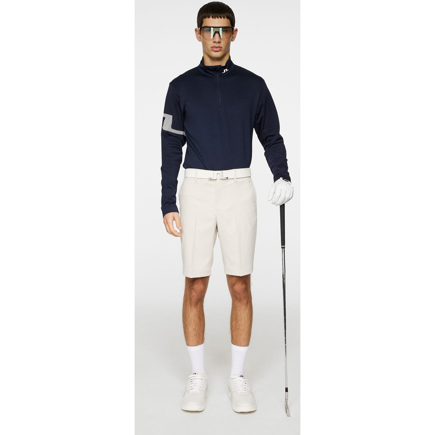 J.Lindeberg Eloy shorts, Moonbeam, pánské golfové kraťasy