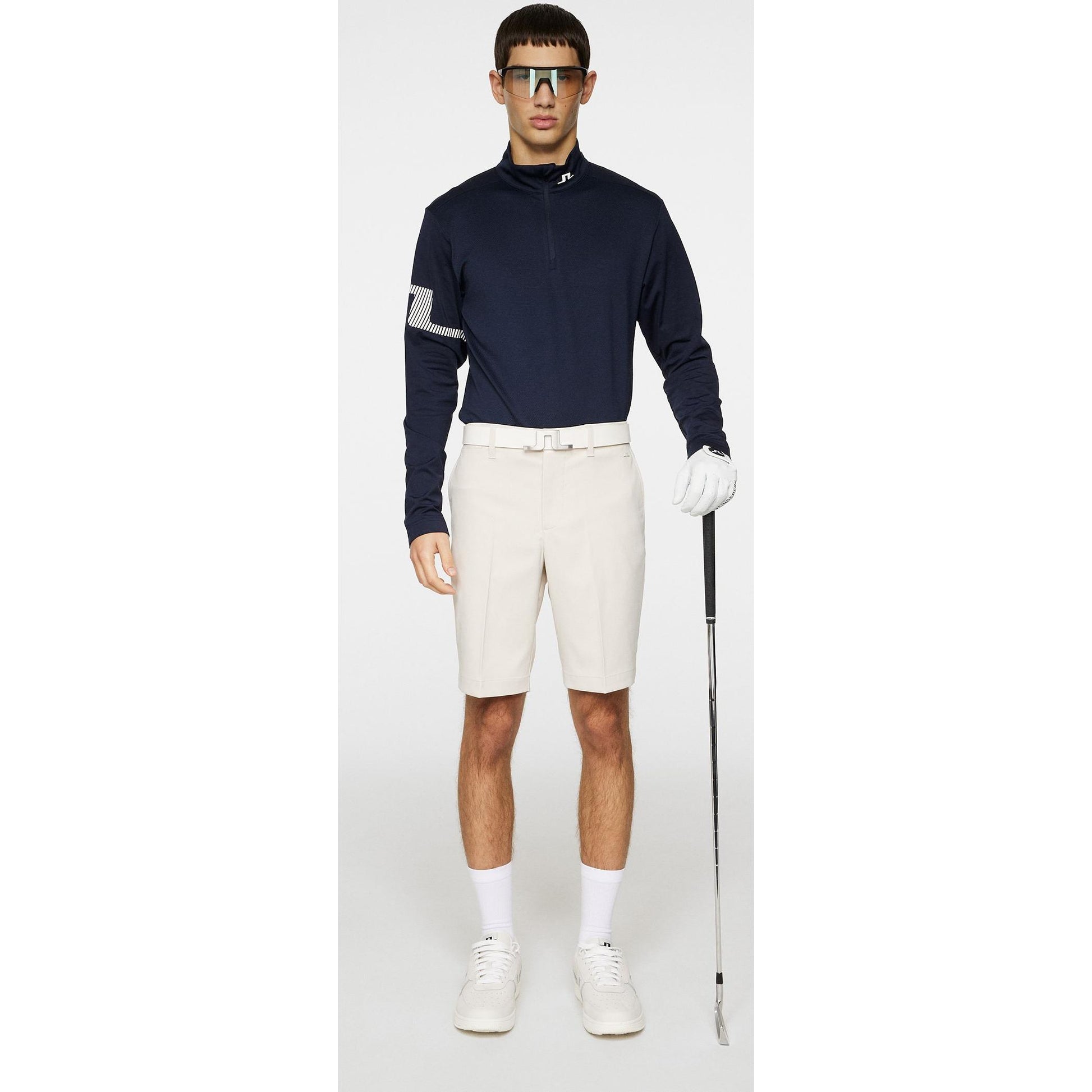 J.Lindeberg Eloy shorts, Moonbeam, pánské golfové kraťasy