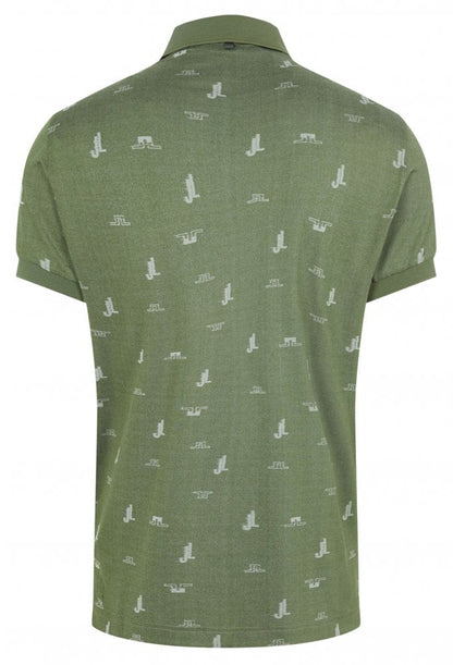 J.Lindeberg Glen Regular Fit Golf Polo, Thyme Green
