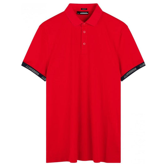 J.Lindeberg Guy Regular Polo Fiery Red
