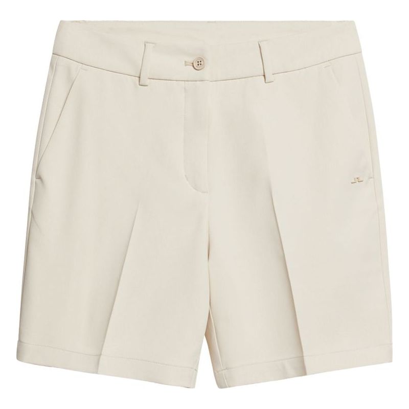 J.Lindeberg Gwen Long Shorts, Almond Milk, dámské golfové kraťasy