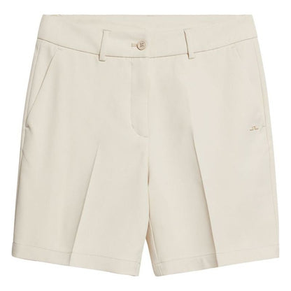 J.Lindeberg Gwen Long Shorts, Almond Milk, dámské golfové kraťasy