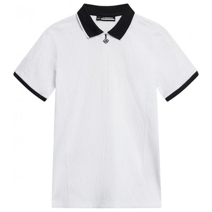 J.Lindeberg Izara Polo, White, dámské golfové tričko