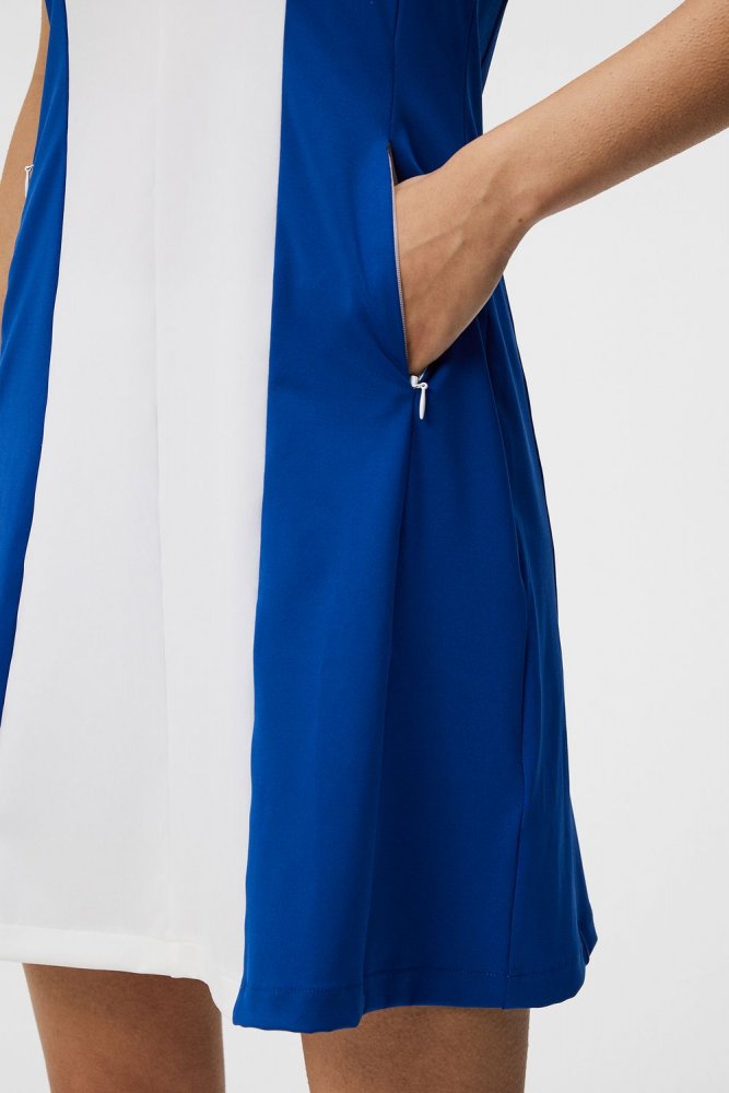 J.Lindeberg Jasmin, Sodalite Blue, dámské golfové šaty