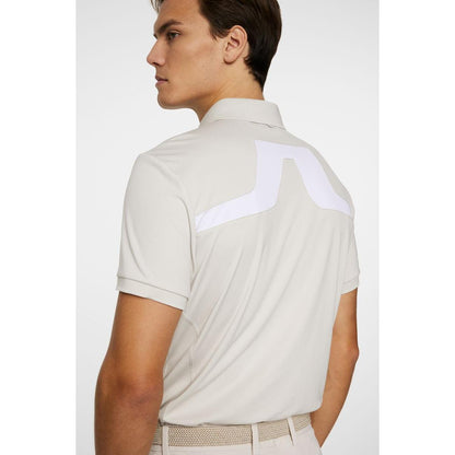 J.Lindeberg KV Polo, Moonbeam, pánské golfové tričko